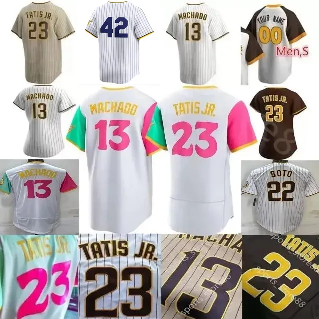 Topkwaliteit 2024 84 Dylan Cease Jersey 23 Fernando Tatis Jr. 3 Jackson Merrill 9 Jake Cronenworth 19 Tony Gwynn 2 Bogaerts Lamet Custom Padres S-4XL Baseball Jerseys