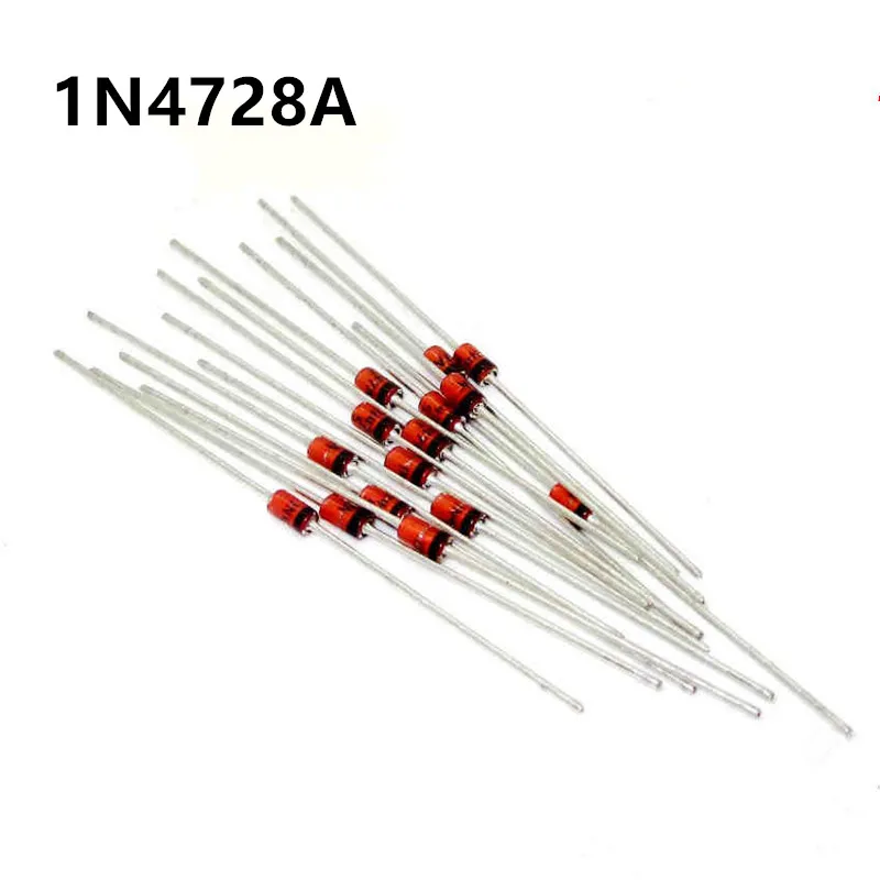 50pcs 1W Zener diode DO-41 3V 3V3 3V6 3V9 4V3 4V7 5V1 5V6 6V2 6V8 7V5 8V2 9V1 10V 11V 12V 13V 15V 16V 18V 20V 22V 1N4733 1N4728