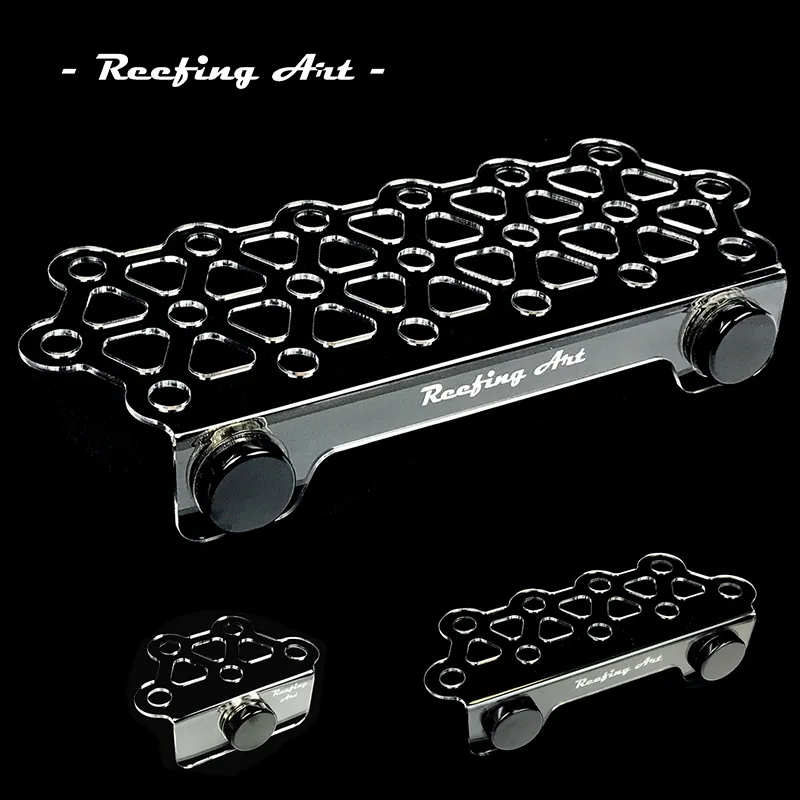 Supporto Coralli Magnetico Acrilico - Frag Rack Per Acquario, 23 Fori, Per Coralli SPS E LPS - Foto 2