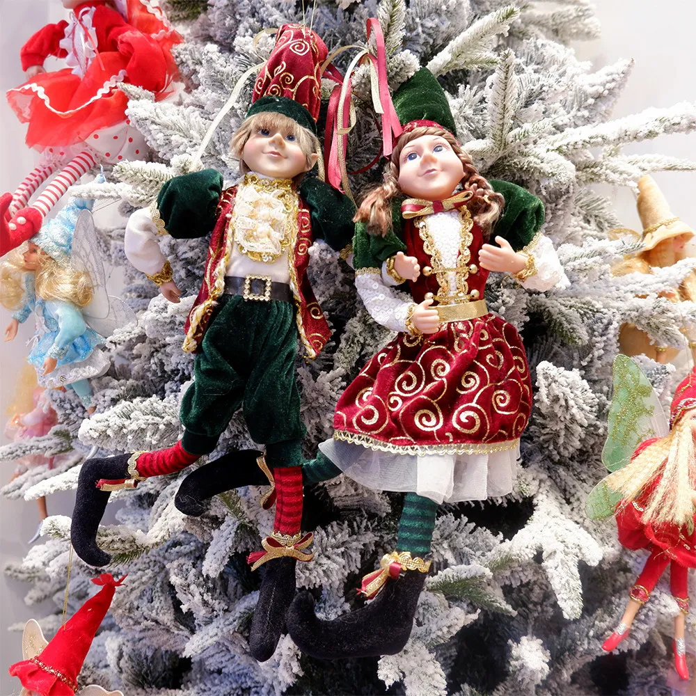 Elfe Couple NAVIDAD NOUVELLE ANNÉE Cadeaux de Noël pour enfants