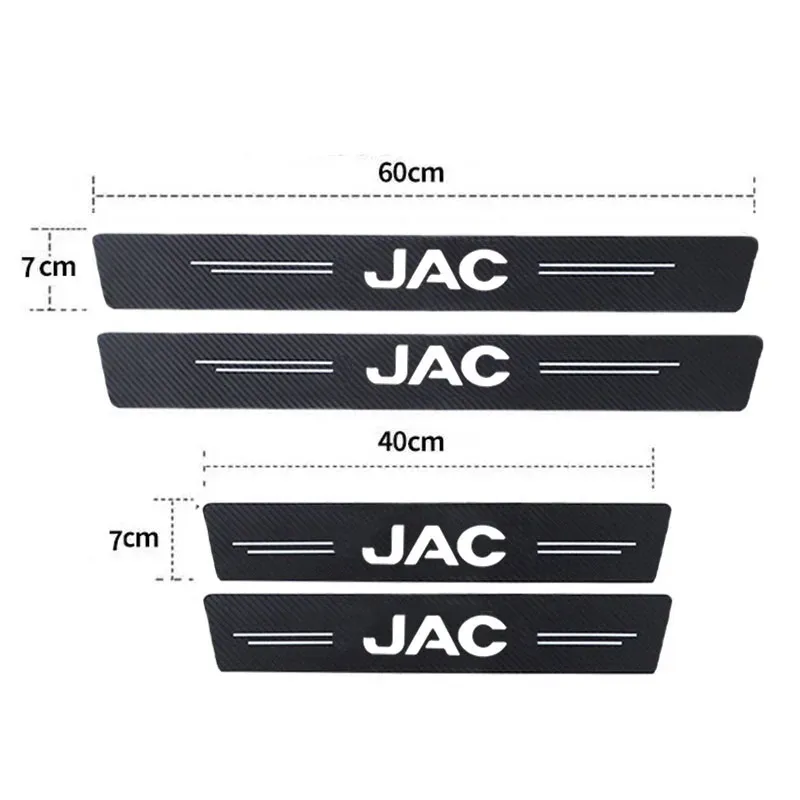 Aydınlık Araba Kapısı Eşiği Eşik Anti Kick Stickers Çıkartmaları Jac Logo Rafine J3 J2 S5 A5 J5 J6 J4 T8 Vapor S2