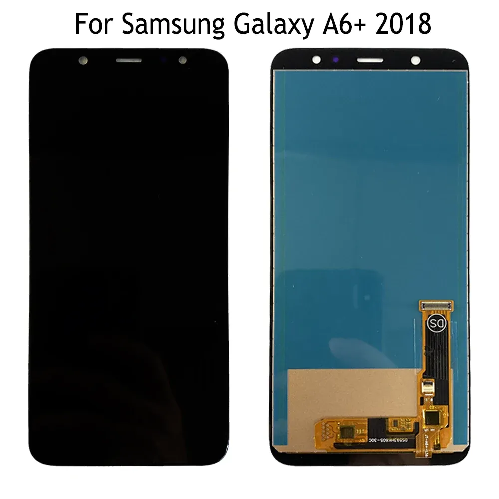 6.0inch TFT2 LCD voor Samsung Galaxy A6+ 2018 Display A605 Touchscreen Digitizer Paneel A6 Plus A6050 LCD -display