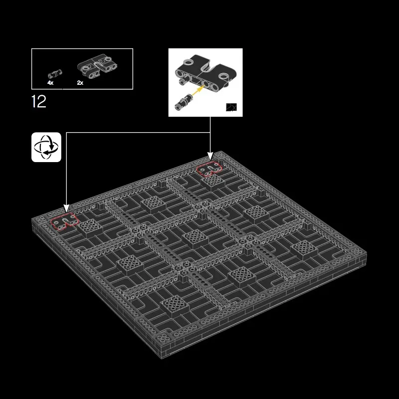 Pixel Art Painting Building Blocks MOC Parts Set Toys For Photo Frame Compatible 31202/31204 184pcs/Lot