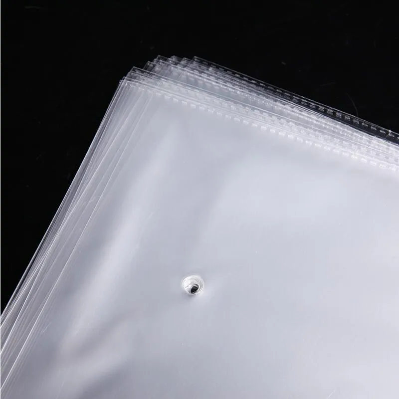 20 шт./Установка ширины 32-33 см Прозрачный самоклеящийся запечатанный пластиковый пакет для одежды и упаковочной упаковки одежды.