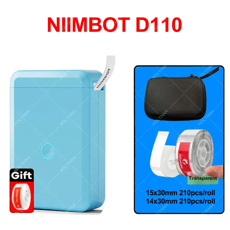 Drucker Niimbot B.Duck D110 Tragbarer Etikett Drucker Wireless Etikett Markierungsband enthalten Preisklebeband für Android iOS -Telefon