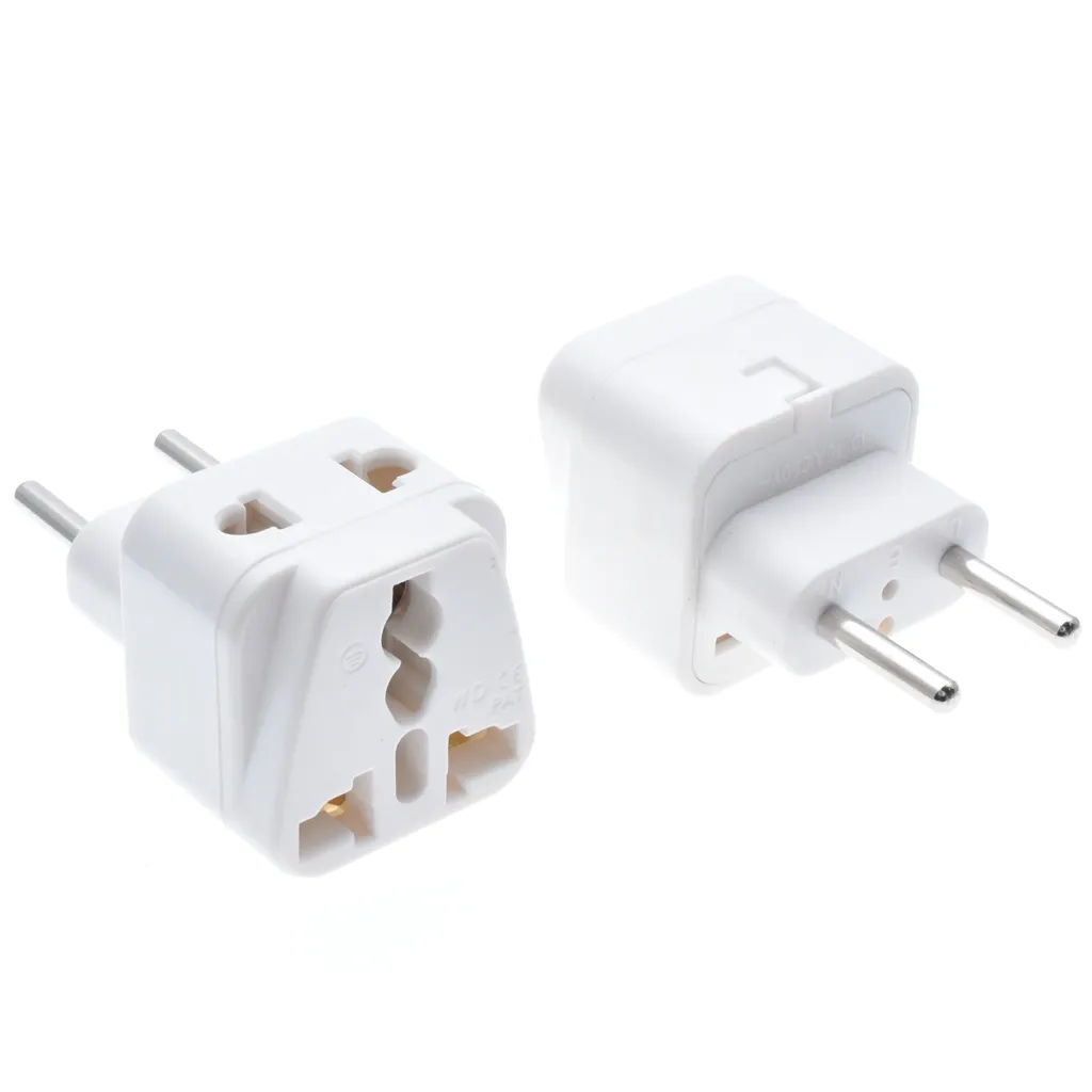 Universal Travel Socket 1 bis 2 UK/US/EU/AU Outlet an EU/Brasilien/Israel Splitter -Plug -Adapter -Ladegerät