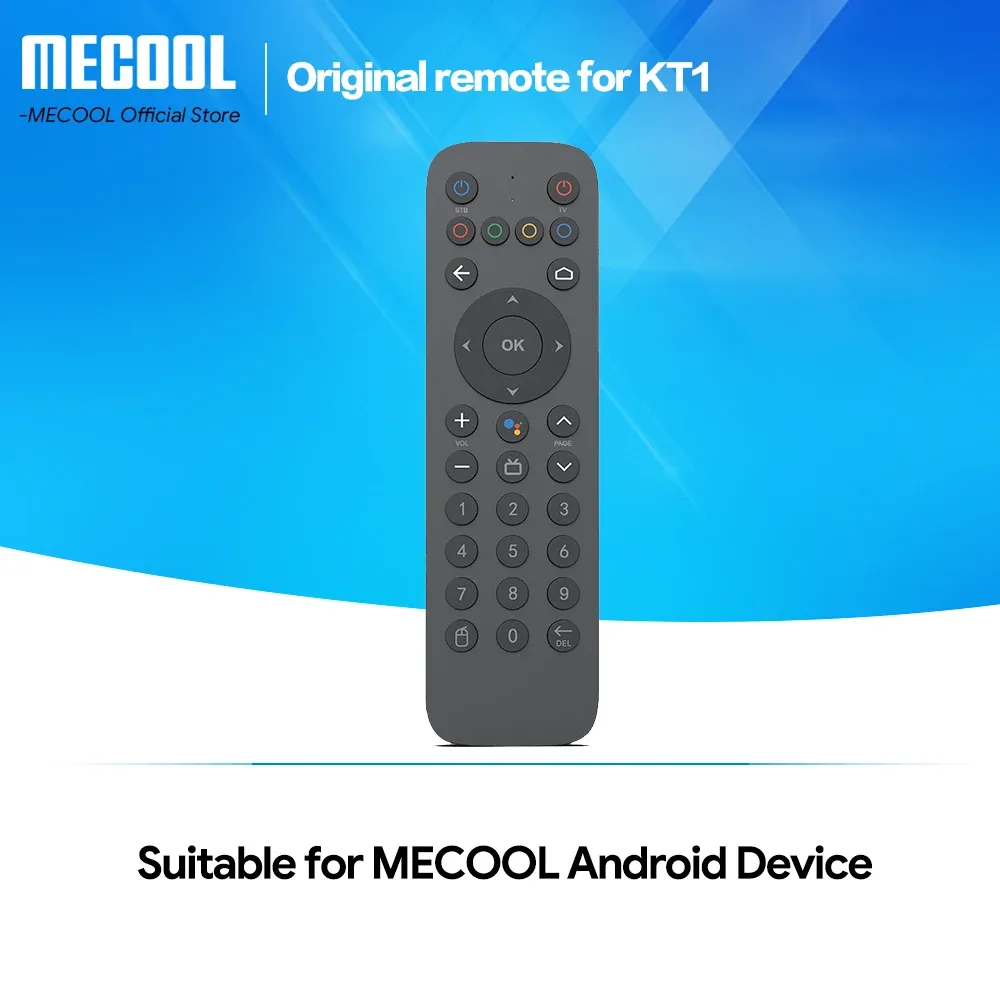 Box MECOol V03 Original Remplacez la télécommande BT Contrôle vocal pour Android10.0 TV Box MECOol KT1 Contrôle