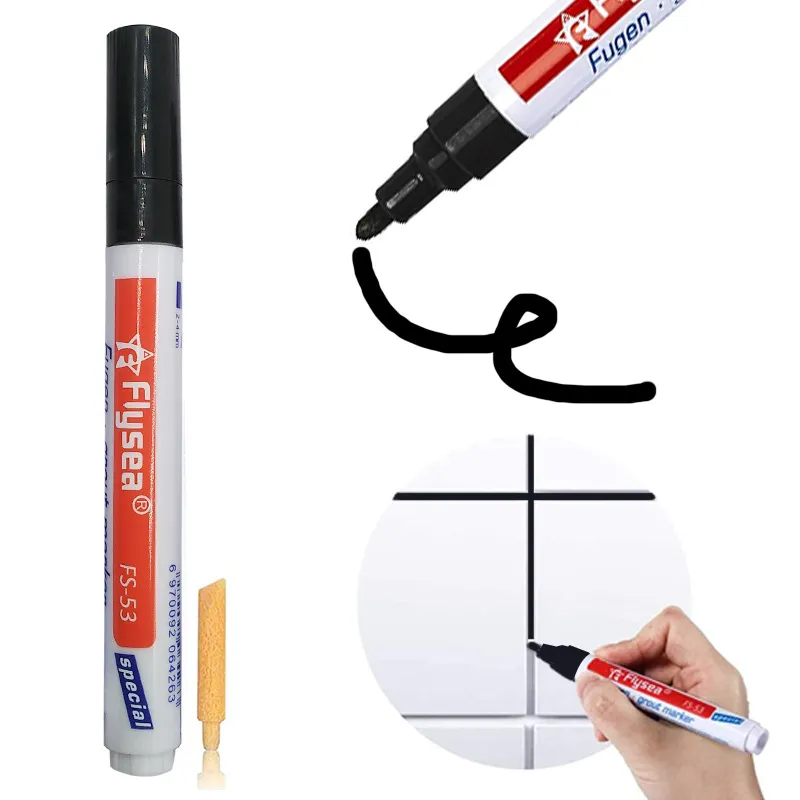 Color Pen White Tile Refill Grout Pen Tile Gap Repair Bathroom Porcelain Filling Waterproof Mouldproof Cleaner Agents Paint