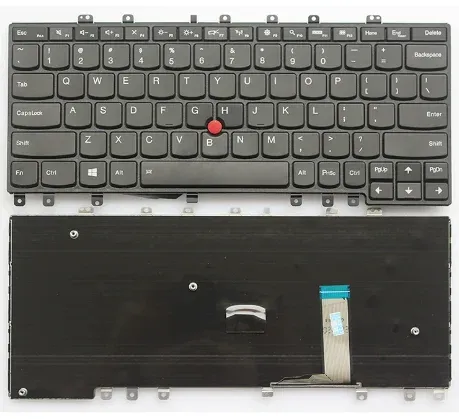 Tangentbord för nya ThinkPad Lenovo S1 Yoga 12 S240 Engelska tangentbord med/utan bakgrundsbelysning 04Y2620