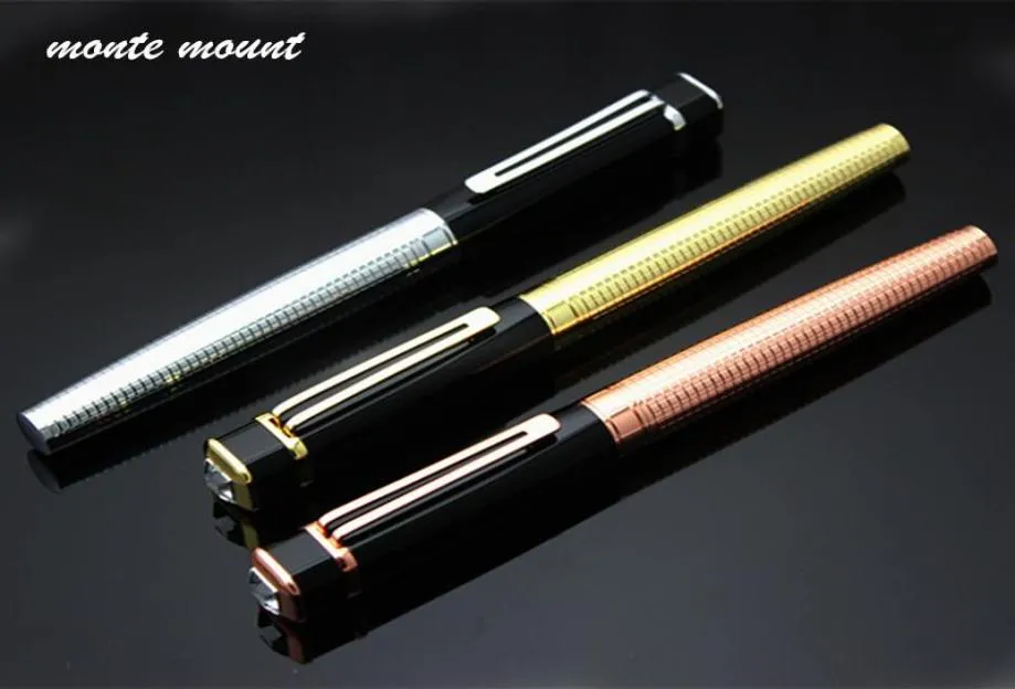 Gel Pens High Quality Luxury Diamond Pen Black White Cross Line Business Office Rollerball Perfect Combination Of Gift7683694