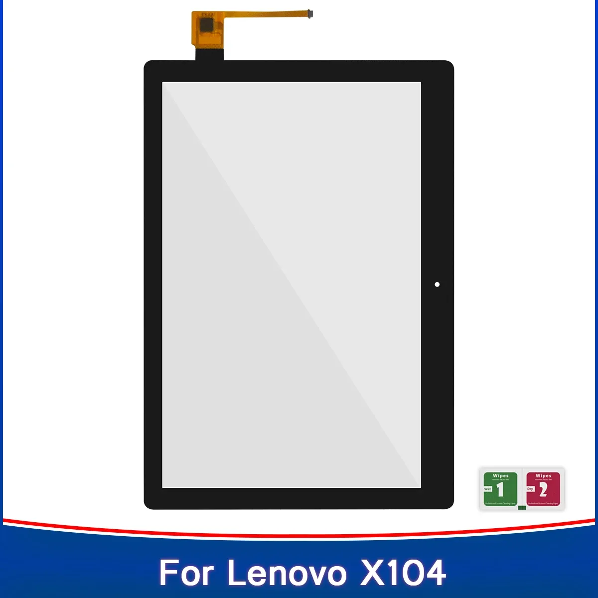 Panels TouchScreen For Lenovo TAB E10 TBX104 TBX104F TBX104L TB X104 X104L X104F Touch Screen Panel Digitizer Front Glass Parts