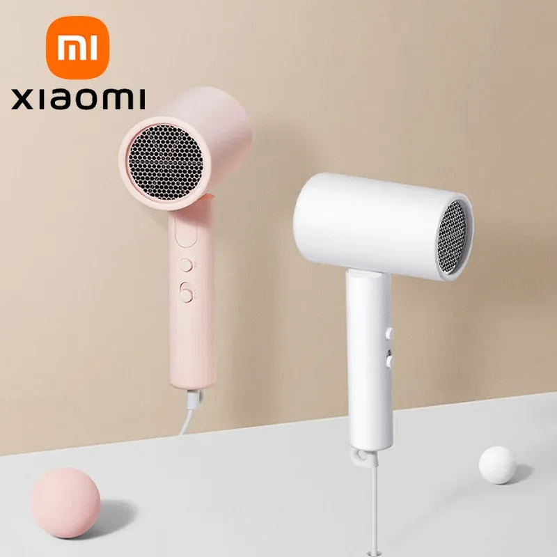 مجففات Xiaomi Mijia المحمولة أنيون الشعر مجفف H101 سلبي أيون العناية بالشعر المهنية سريعة الجافة 220 فولت السفر مجففات الشعر قابلة للطي قابلة للطي