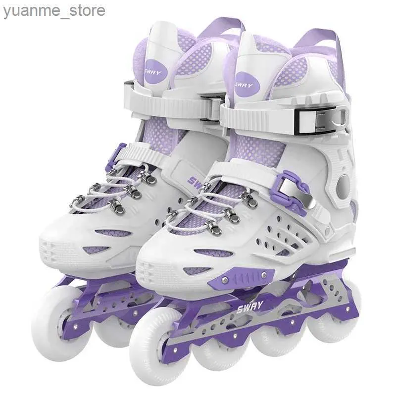 Rouleau en ligne Skates professionnels en ligne Rouleau Skate Chaussures Grade Pouley