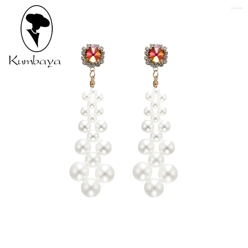 Dangle Earrings Korean Pearls Drop Bright Dropping Women Jewelry Accessories Statements Top-rated E18621