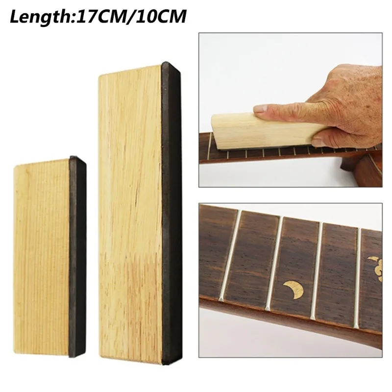 1pc 10cm/17cm Guitar Fret Leveling Sanding File Luthier Strumento per il basso Ukulele Banjo Mandolin