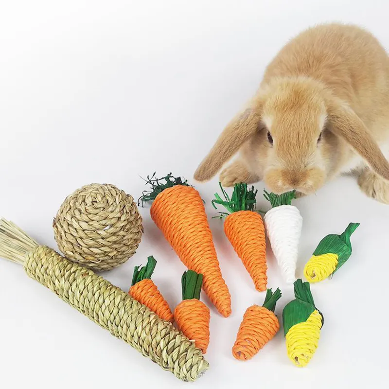 Corn husk toys for rabbits deals