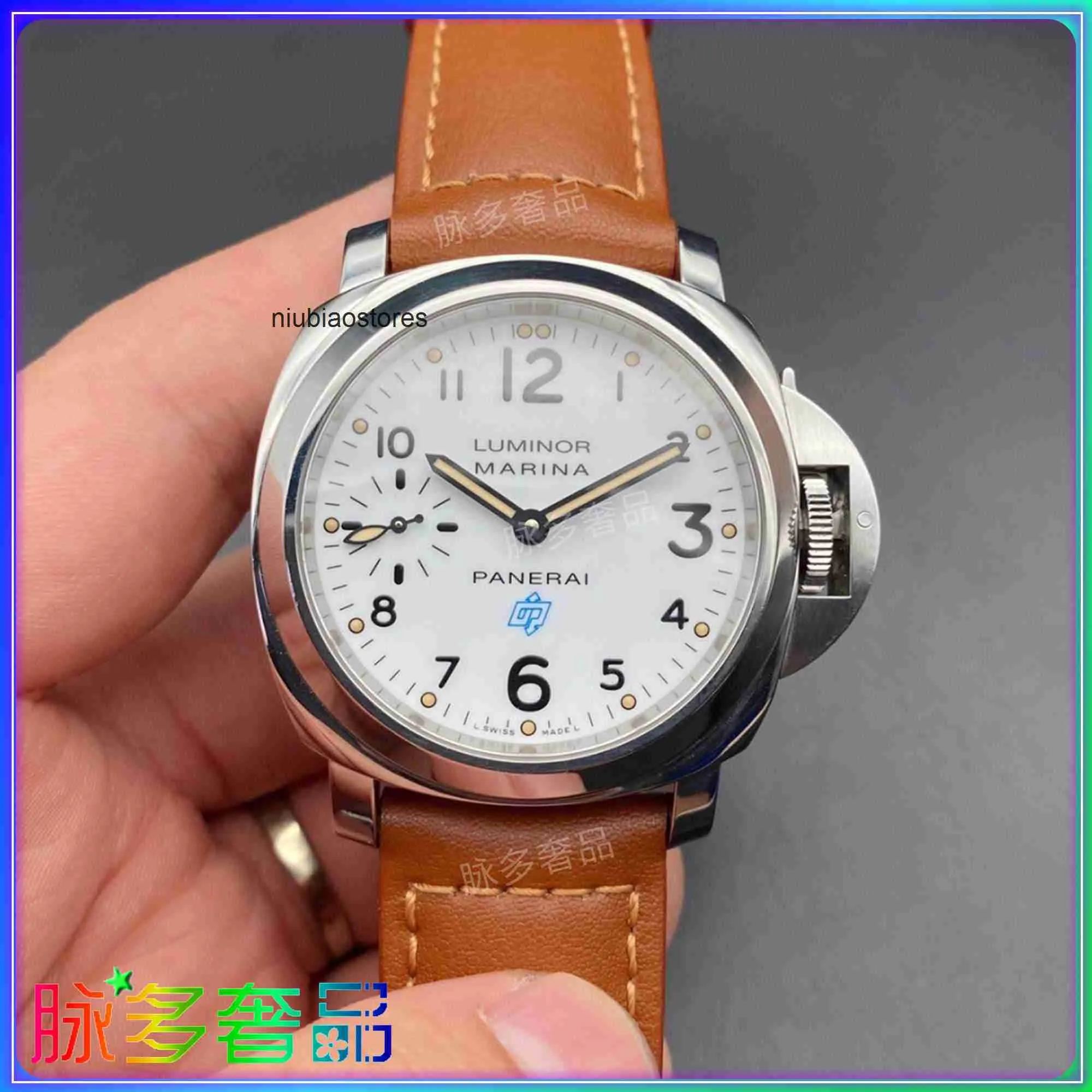 Designer Luxury Watch Wristwatches New Steel Manual Mechanical PAM00660 Automatiska klockor fulla rostfritt vattentät