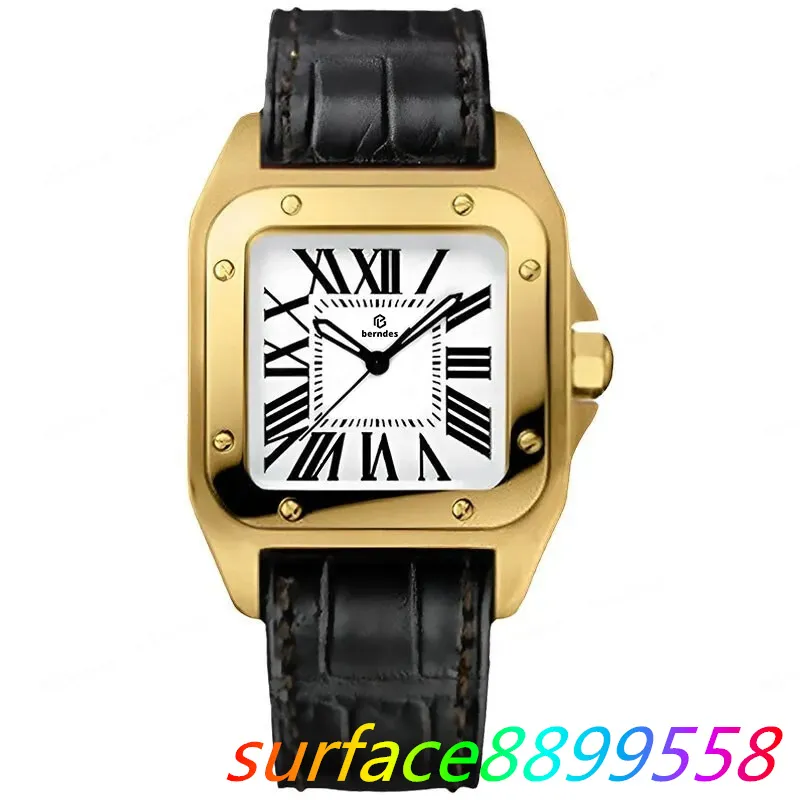 watch Fashion couple size wristwatch Men 39MM women 35MM cowhide wristband Quick disassemble glow-in-the-dark waterproof watch