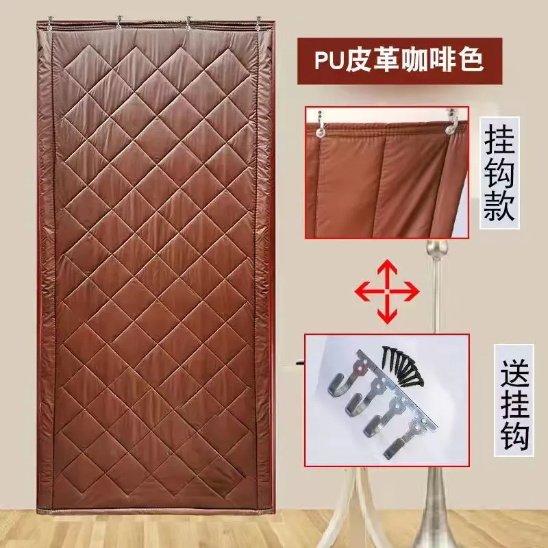 Corte de porta de porta térmica de porta térmica de inverno Capa da porta de cortina de cortina pesada barreira em barreira em barreira para barreira fortala
