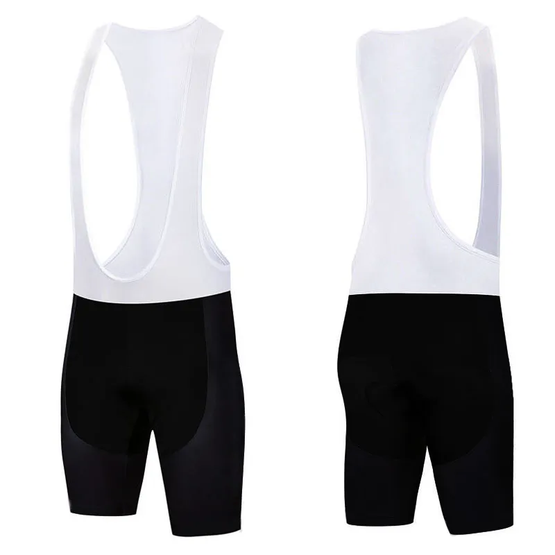 Bib de cyclisme Pantalon de pad en gel, pantalon à vélo, vêtements de vélo à vélo, maillot de pouce Sport pour VTT, trajet en route Black Bottom Lyca