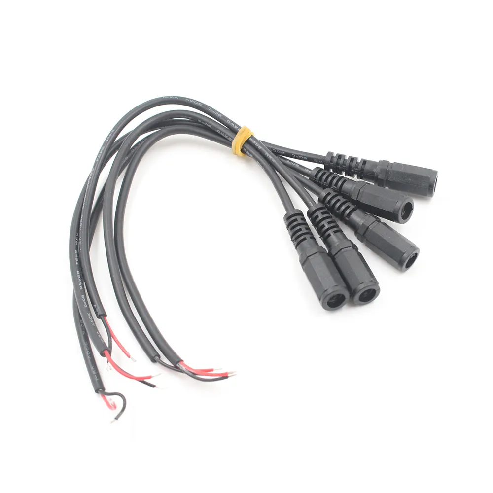 Connecteur de fiche de câble d'adaptateur CC pour caméra CCTV Plug DC Feme