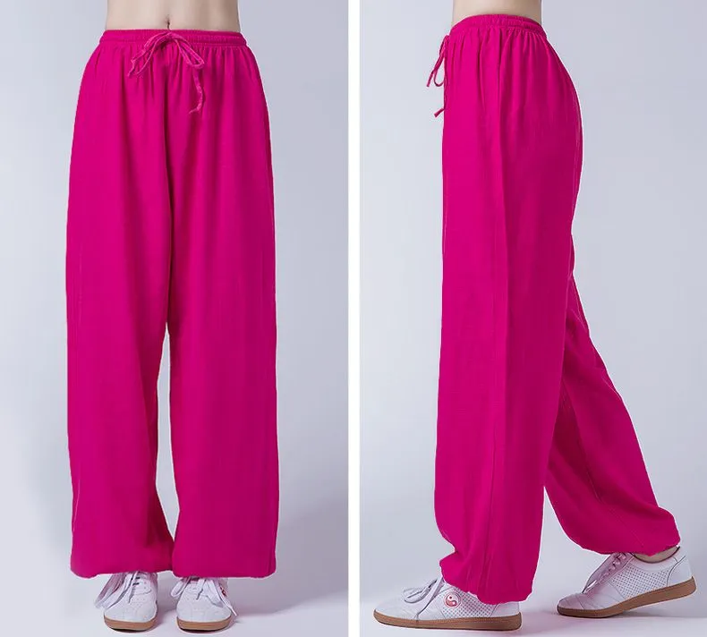 Pantalons de yoga en cotonlinen de haute qualité