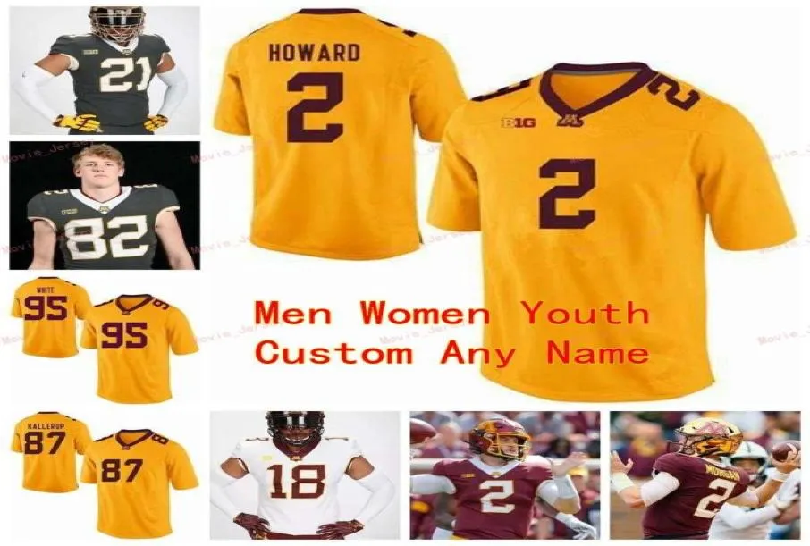 Costume costume 25 Preston Jelen 28 Jason Williamson 3 Cam Wiley 4 Shannon Brooks Minnesota Golden Gophers Men Women Youth6018279