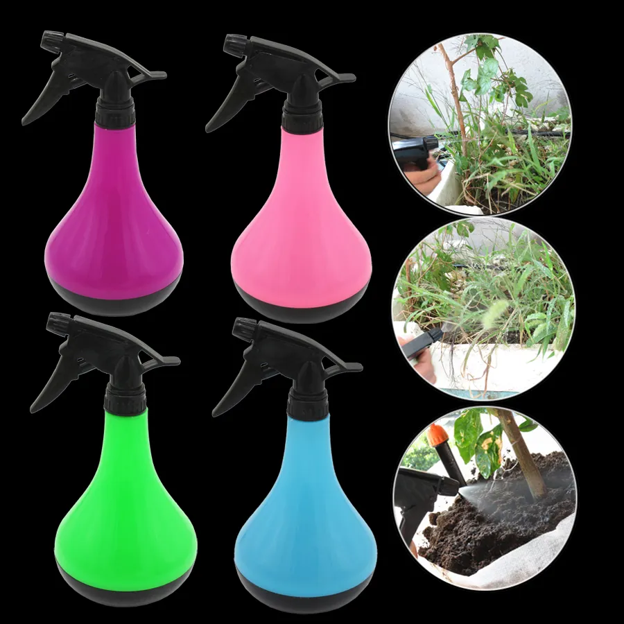 1 pc 720 ml Watering kan pot handdruk verstelbaar misting mondstuk water gevende bloemen ketel tuin bonsai spuit tuingereedschap