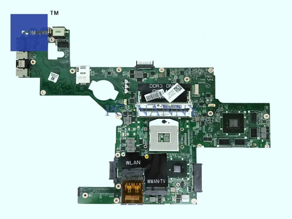 Материнская плата PCNanny Mainboard NWF36 0NWF36 DAGM6BMB8F0 для Dell XPS 15 L501X NVIDIA GEFORCE 435M 2GB Поддержка I7 Материнская плата ноутбука