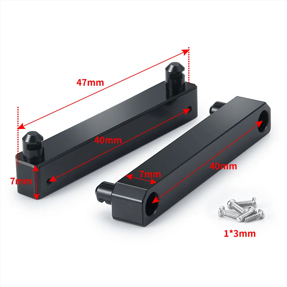 thumbnail image 2 of ZDingTech Upgrade Metal Body Pillars For 1/14 MJX Hyper Go H14BM 14209 14210 Parts Upgrades Body Pillars,for Hyper Go 14280B 14281B Front Rear Body Pillars Upgrades Shell Bracket 2 of 10