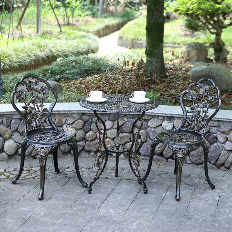 outdoor seating metal