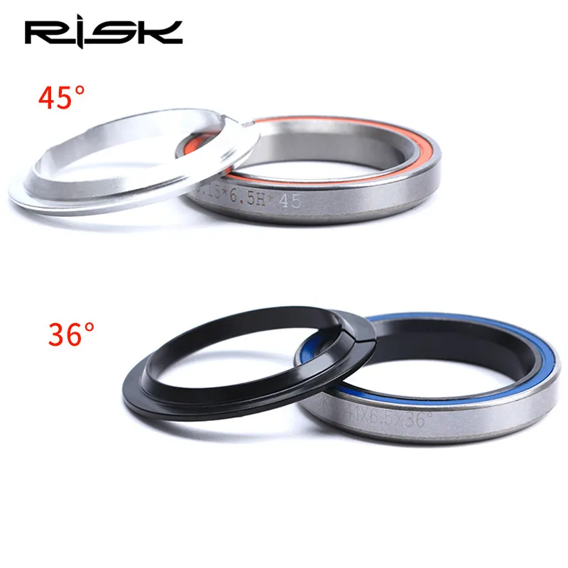 Riskcykel headset bas aluminiumlegering c d e f bas 29.9/39.7 mm diameter för rakt gaffel 42-52/44-55/56mm cykelhuvudset