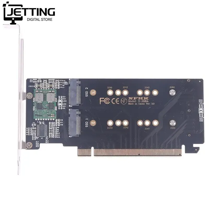 Cards PCI Express 3.0 x16 a 4port M.2 NVME SSD Adaptador Raid Cartão VROC RISER Suporte