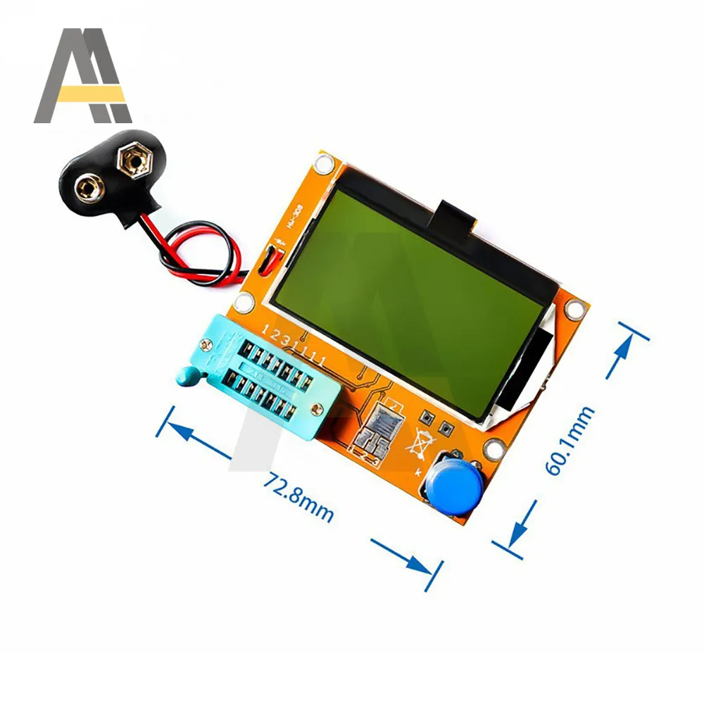 MEGA328 METER TESTEROR TESTER DIODE TRIODE CAPACITANCE numérique V2.68 MOS / PNP / NPN LCR LCD Tester