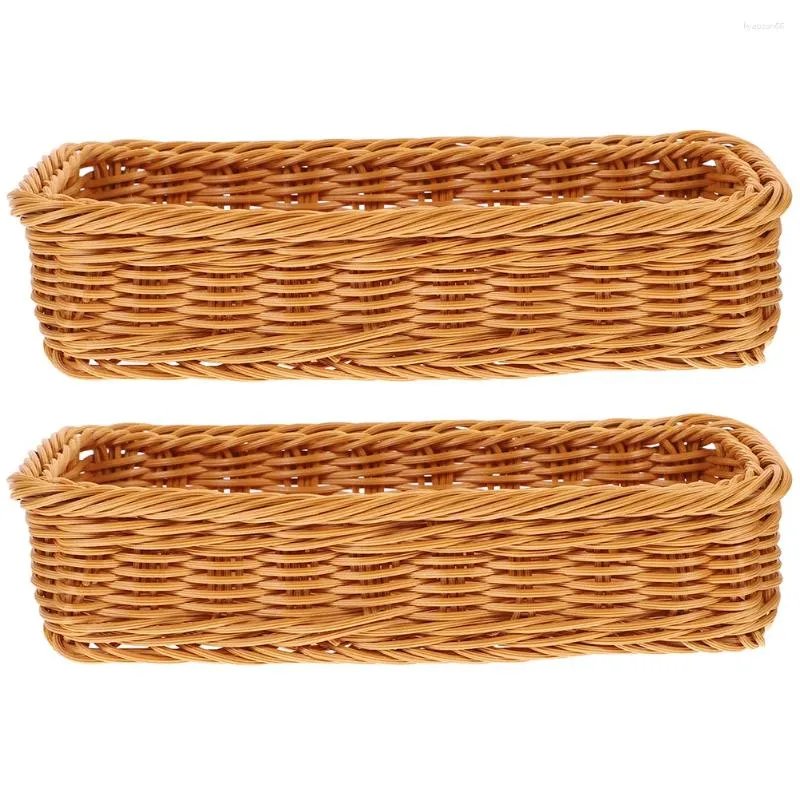 Set di stoviglie per il vimini per cestino organizzatore organizzatore di utensili forchette di cuccioli di tovaglioli da scrivania forniture per le penne da pigne caffettiere