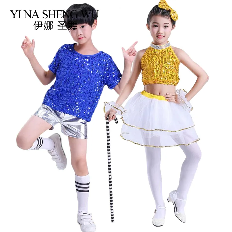 DHgate.com:Jazz & Hip Hop Dance Costumes for Kids, 4Pcs Girls Set, 3Pcs ...