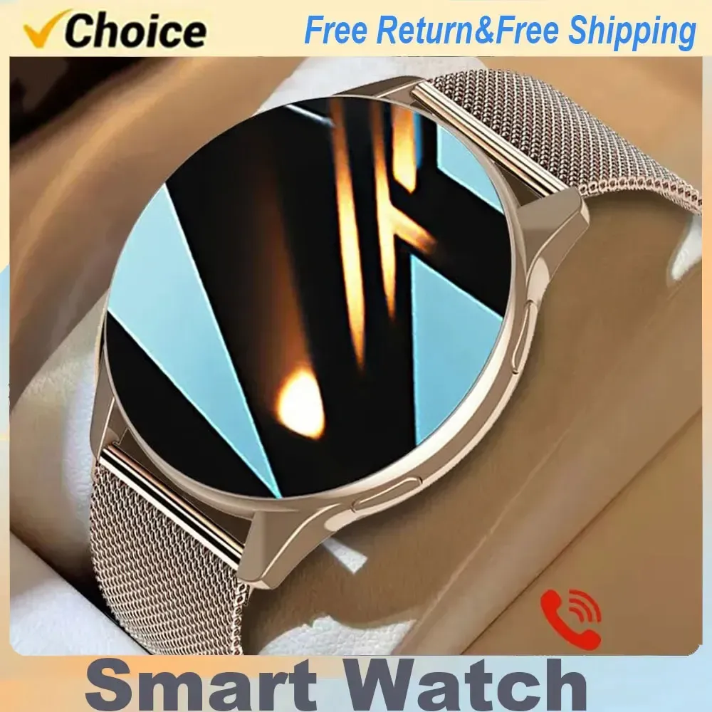 Watches Women Watch Smart Watch Blutooth Call Heart Sport IP67 Waterproof Smartwatch för Samsung Apple Xiaomi Huawei PK Glaxy 5