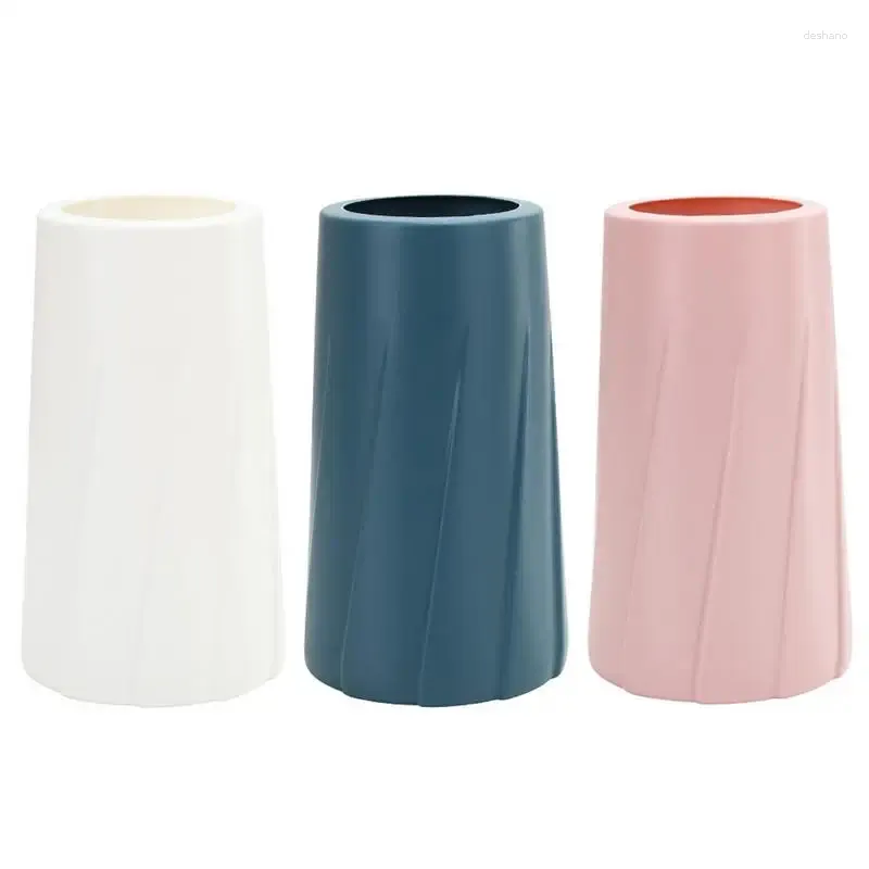 Vases Floral Plastic Flower Holder Plut Pot Artificial Panier artificiel Vase Nordic Vase Home Decor Ornement Arrangement