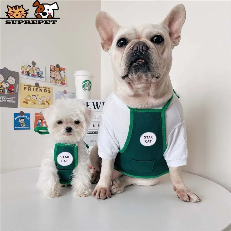 SUPREPET DESIGNER CAMPIMI DA CANE PER CAPPIO CANGE VSET CINETTO CUPPY BIBS Assistente per il negozio di abiti da bulldog francese dropshipping