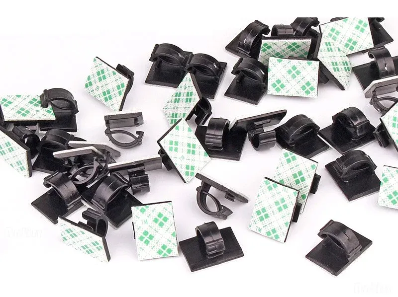 DHgate.com:Adhesive Cable Wire Cord Organizer Clip Holder Clamps ...