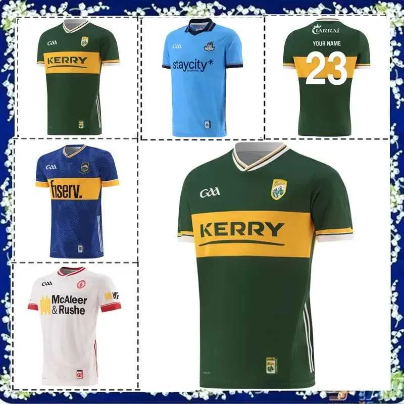 2024 Kerry GAA Home Jersey Shirt Heren Derry GAA Home Jersey 2024 Rugby Jersey Tipperary GAA Home County Jerseys Maat S-5XL