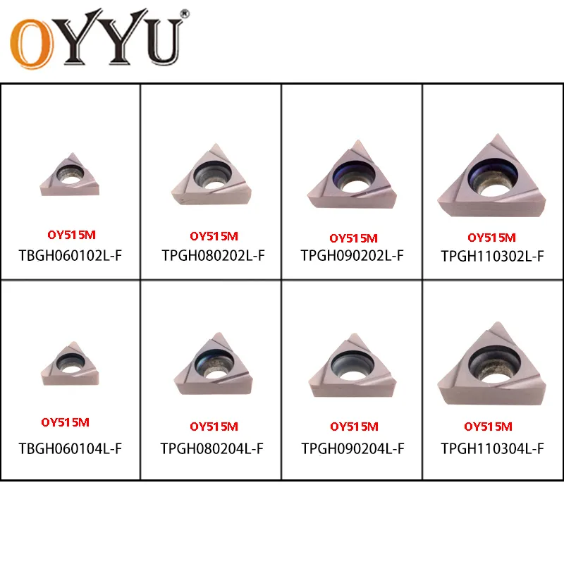 oyyu cnc旋盤マシンターニングツールtbgh tbgh060102 tbgh060104 080202 080204 090202 tpgh tpgh110302 110304 l f oy515mインサート