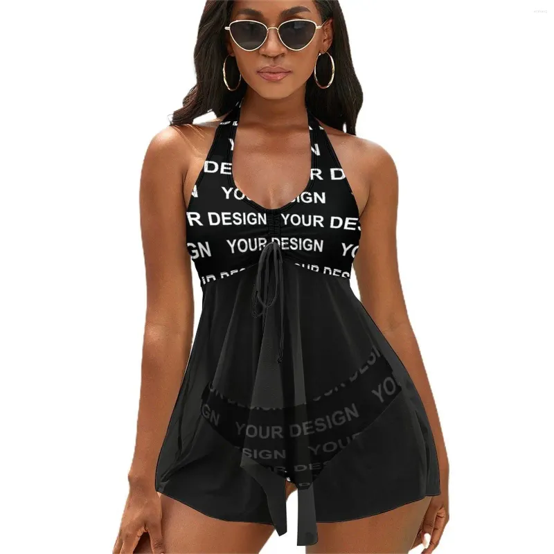 Swimwear pour femmes Ajouter un design de bikinis personnalisés Set Custom a fait votre image Bikini Swimsuit sexy Fitness réglable Cute Beachwear