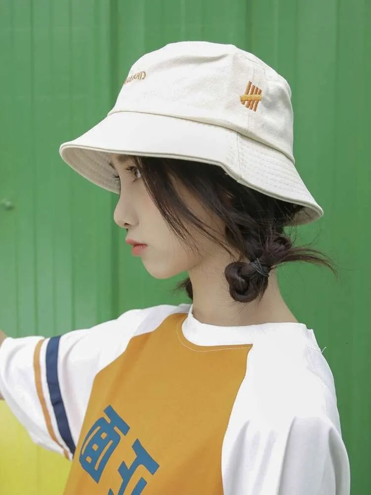 サマーフィッシャーマン女性の新鮮な韓国版汎用サンシェードボウルショーケースフェイススモールタイドブランド日焼け止めのかわいい帽子