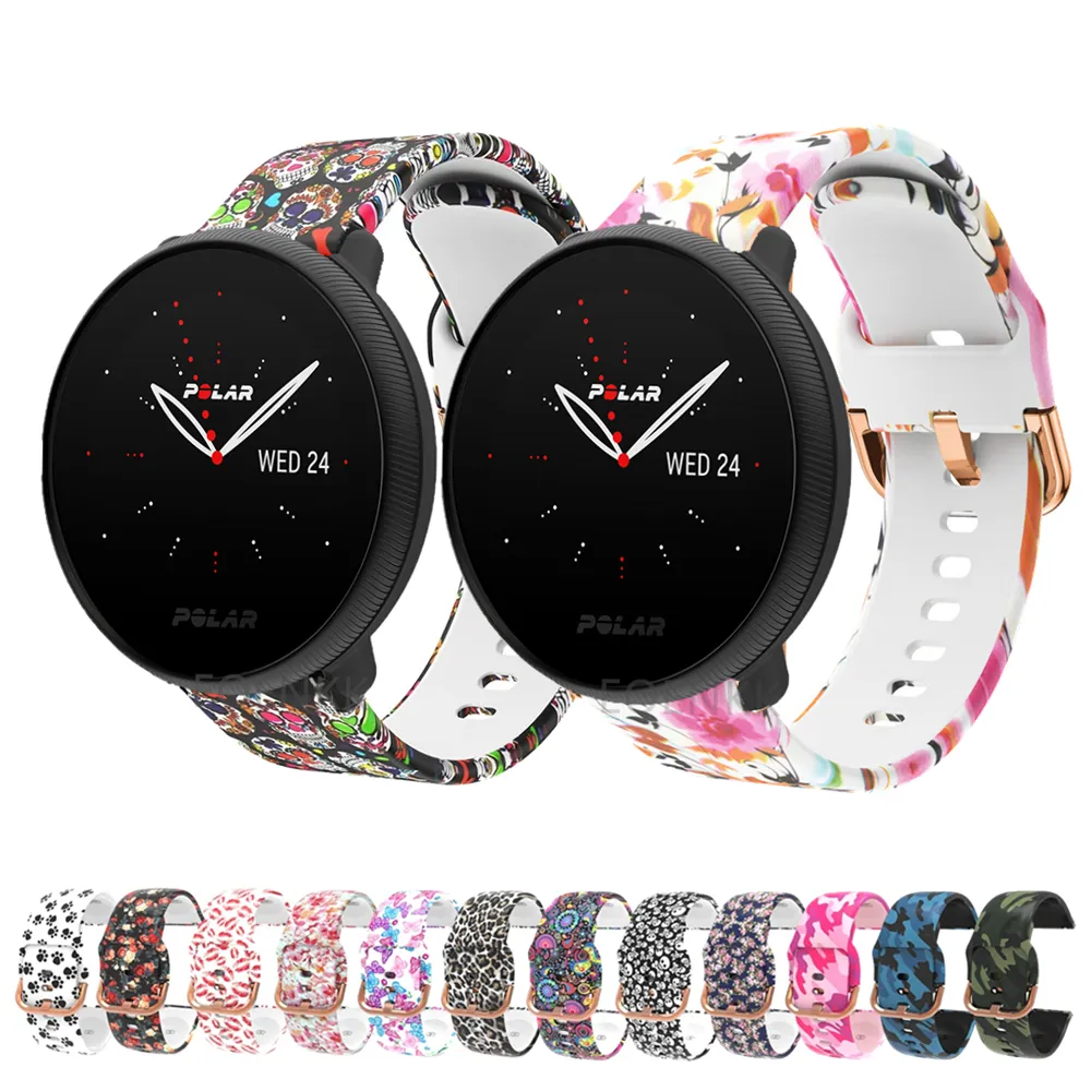 Silicone Bracelet for Polar Ignite Smartwatch, Soft Sport Wrist Strap  Watchband for Polar Vantage M/M2/Grit X/X Pro/Unite Band