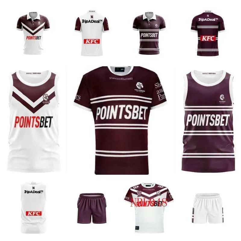 Sea Eagles Rugby Jersey 2024 Home Away Rugby Shirt Australie Sea Eagles Shorts Jerseys
