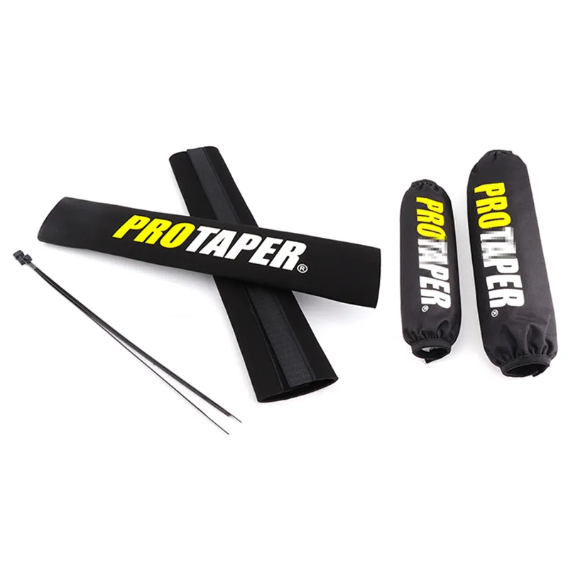 Motorcycle Front Fork Protector - Black Shock Absorber Guard For ATV & Motocross