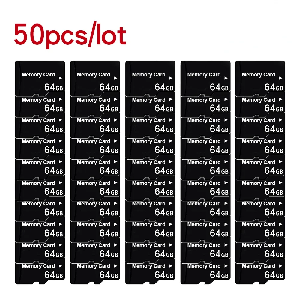 Carte 50 PCS/MINI SD Mini SD Classe originale 10 4GB 8 GB Cartao DE 16GB 32GB 64 GB Card di memoria Memoria Flash Mini TF SD regali