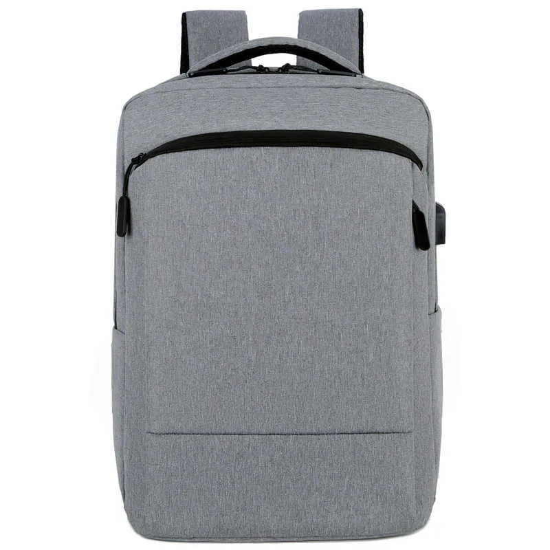 HBP NON Brand new minimalist USB charging Backpack backpack Korean casual trend business laptop bag ABWU