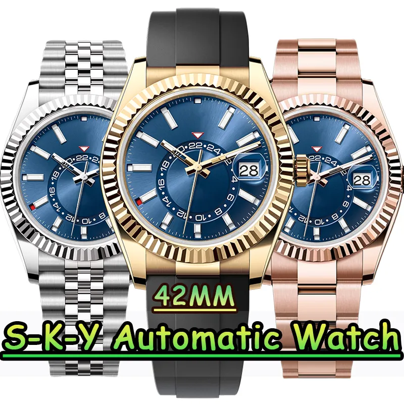 HETS WORD Designer Watchs High Quality Top 42mm Mens Mens Automatic Mechanical montre 904L